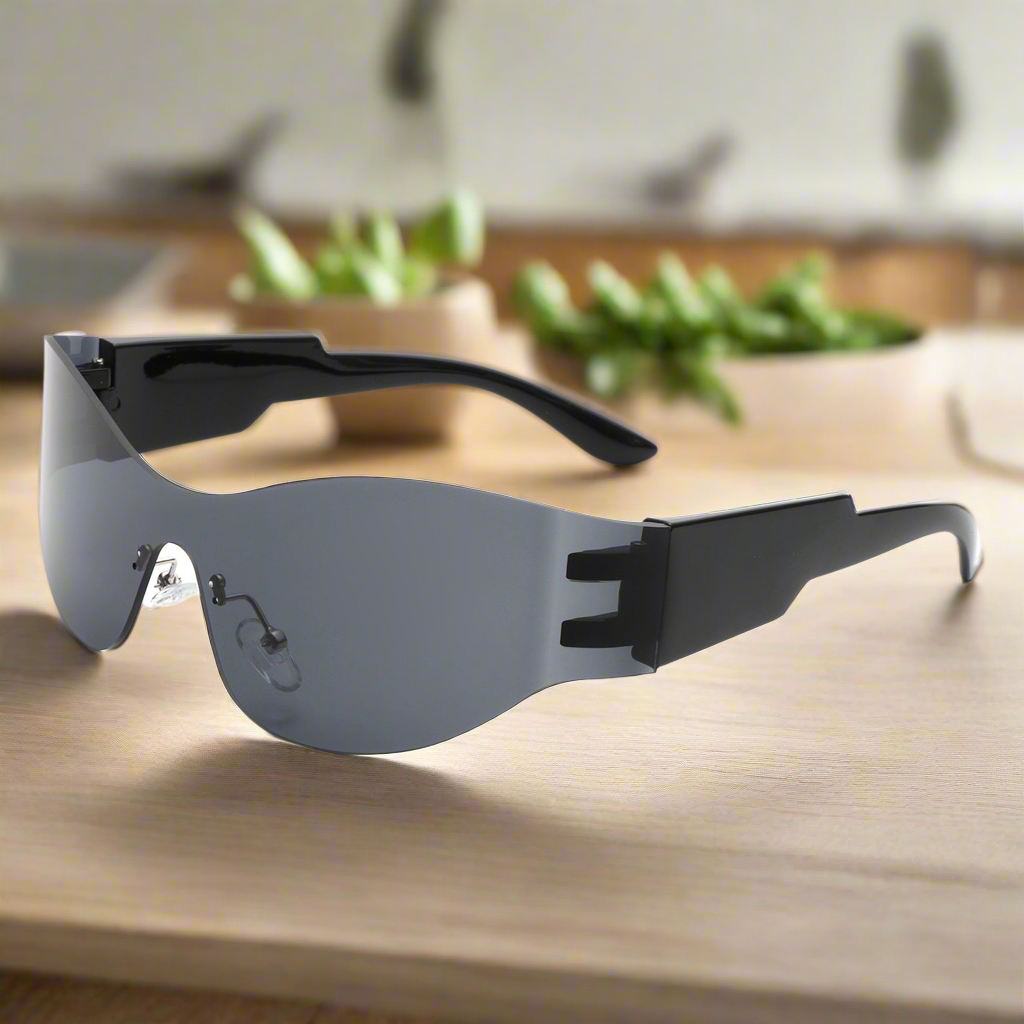 Galadriel - Futuristic Mirrored Cyberpunk Sport Sunglasses Cramilo Eyewear