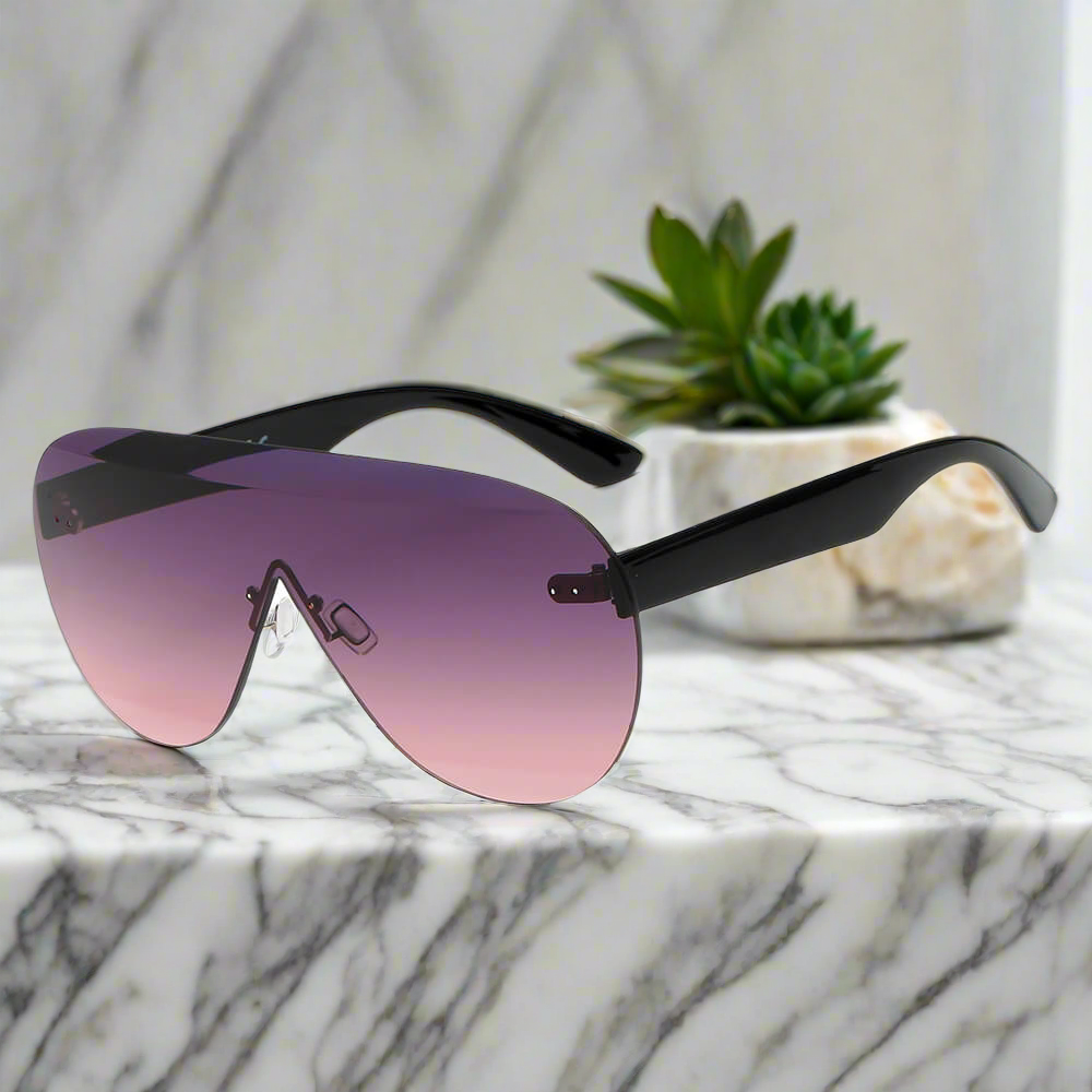 DESTIN | Women Oversized Aviator Fashion Sunglasses Cramilo Eyewear