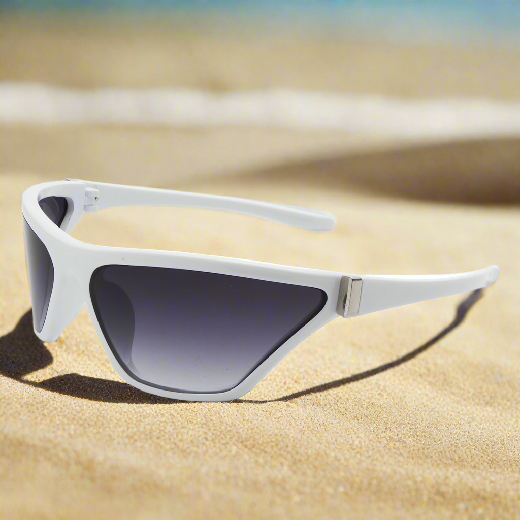 Luminize - Square Mirrored Wrap Around Sport Sunglasses Cramilo Eyewear