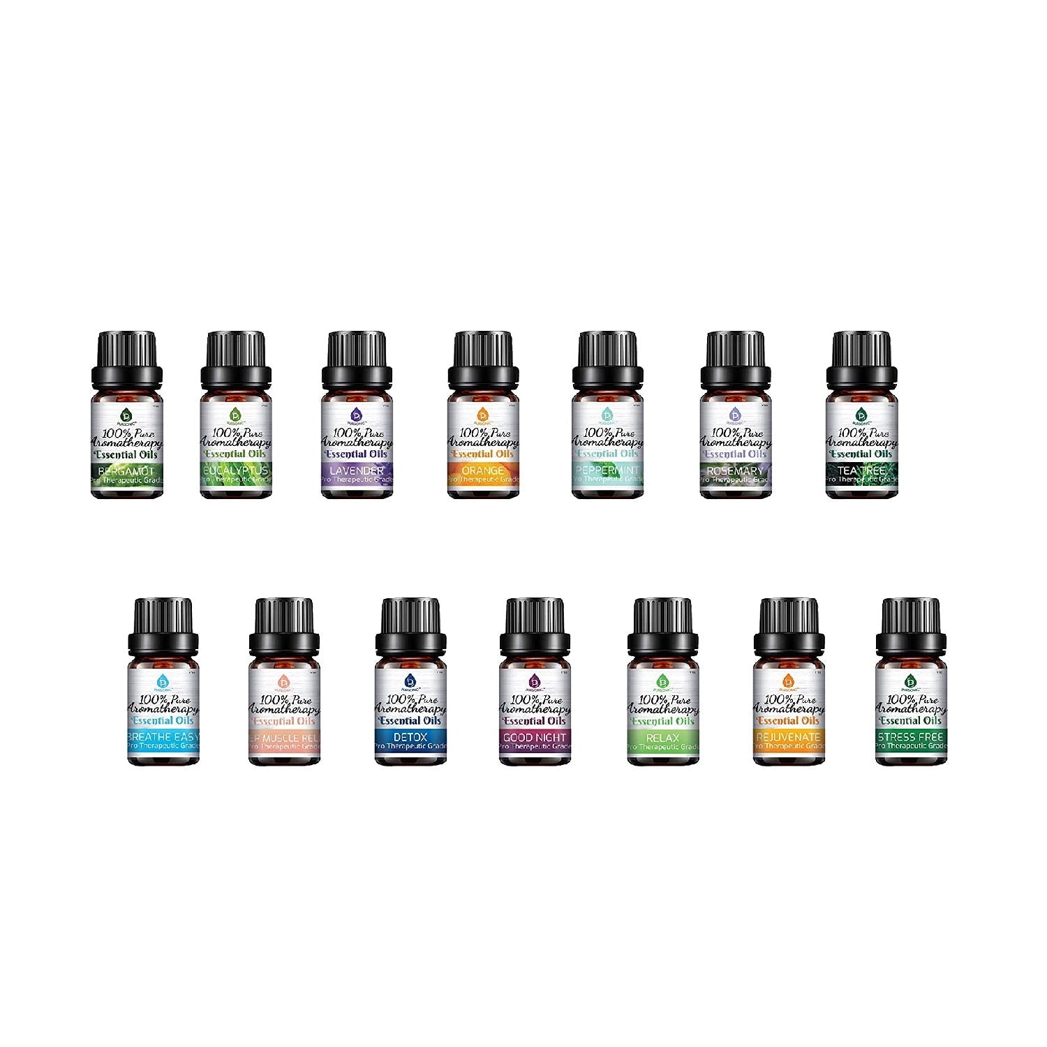 Essential Oils Set - 14 Pack Premium Aromatherapy Collection