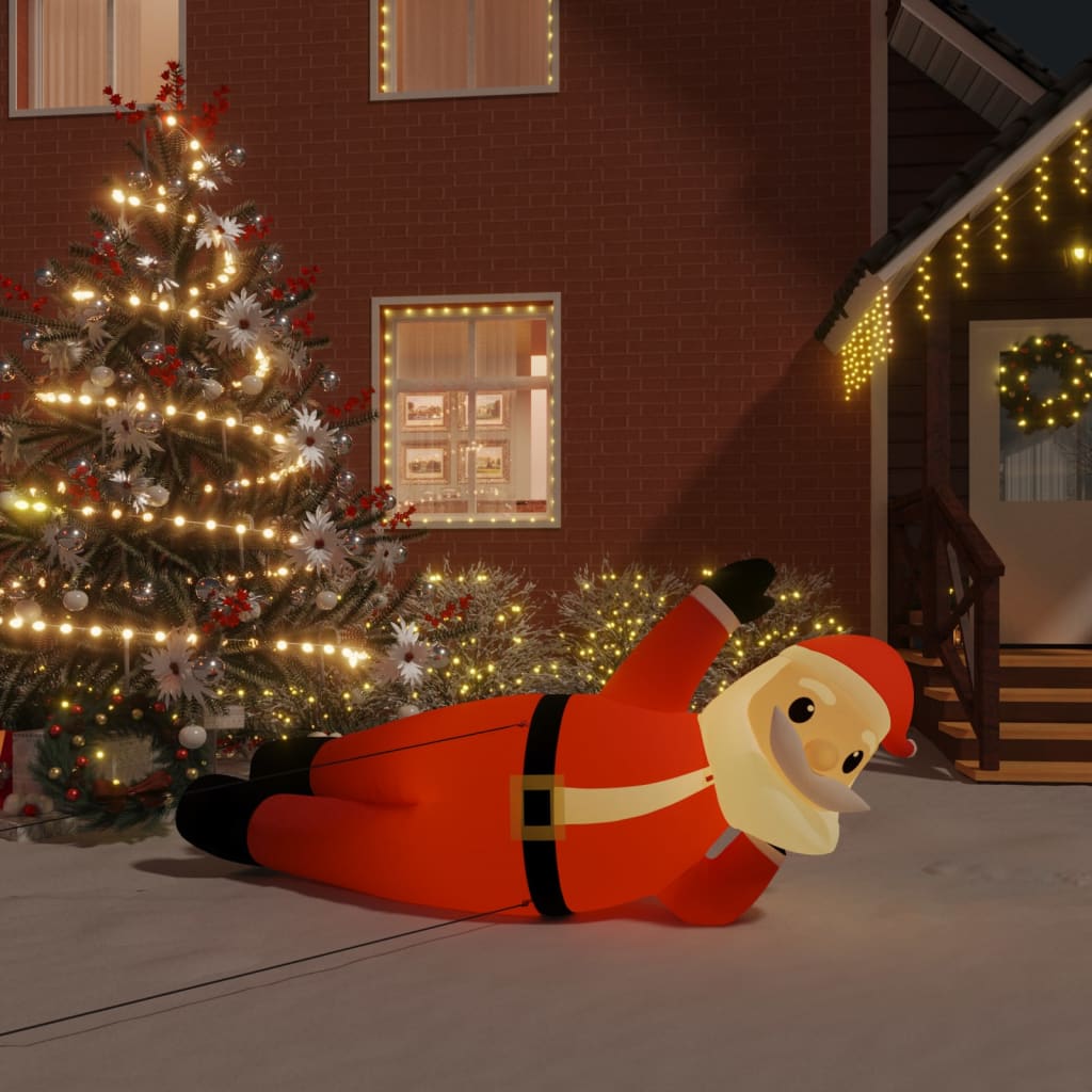 LED Christmas Inflatable Santa 63" - Holiday Yard Decoration