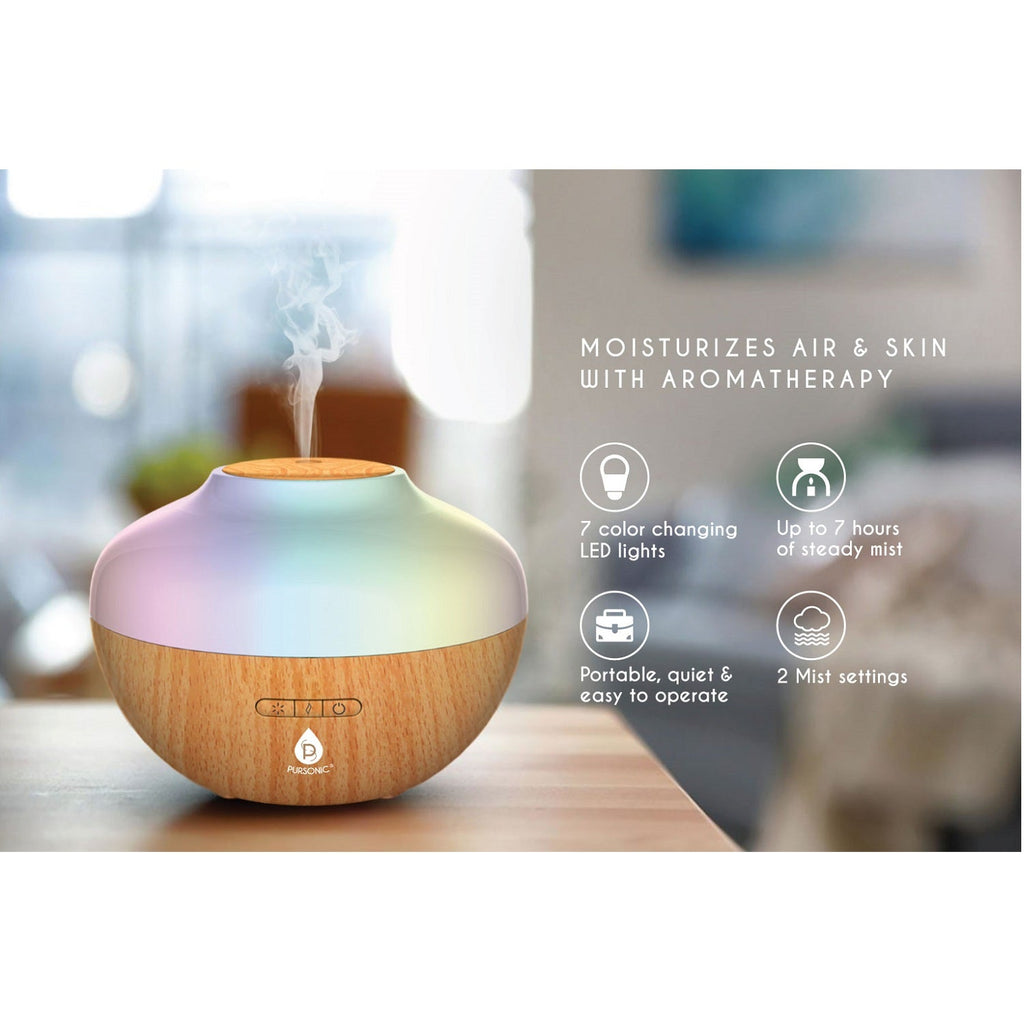 Essential Oil Aroma Diffuser - Ultrasonic Aromatherapy Humidifier