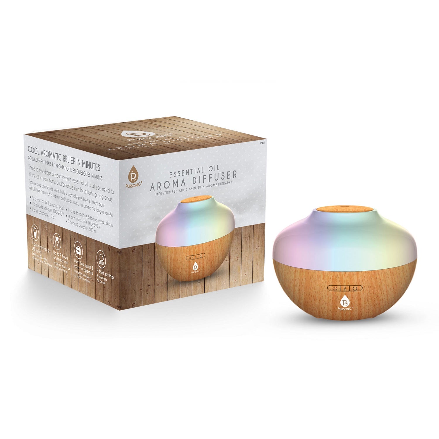 Essential Oil Aroma Diffuser - Ultrasonic Aromatherapy Humidifier