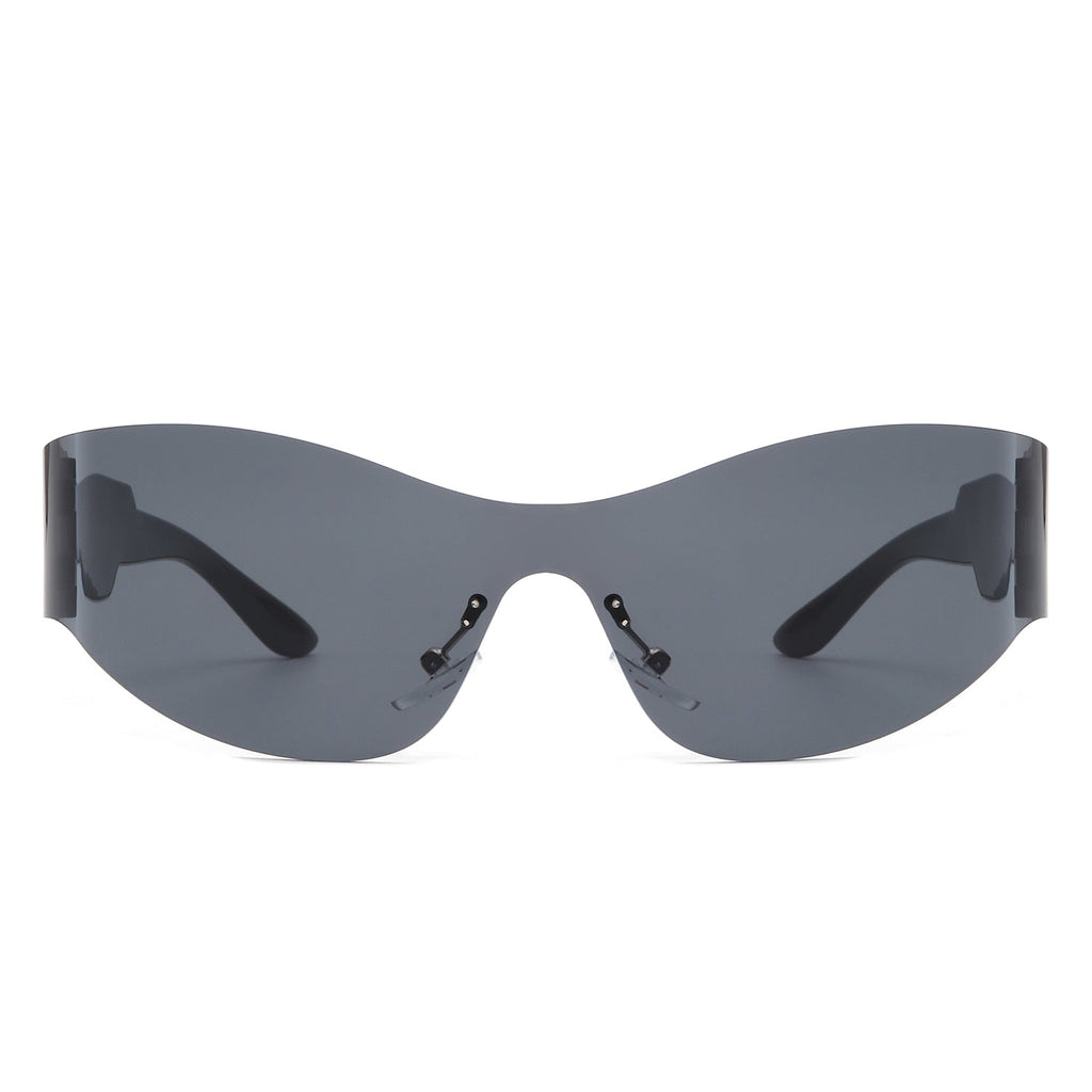 Galadriel - Futuristic Mirrored Cyberpunk Sport Sunglasses-2