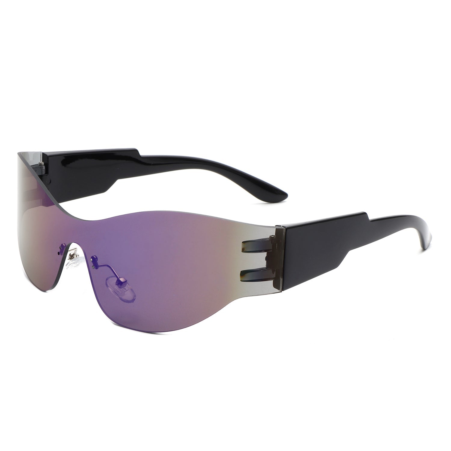 Galadriel - Futuristic Mirrored Cyberpunk Sport Sunglasses-5