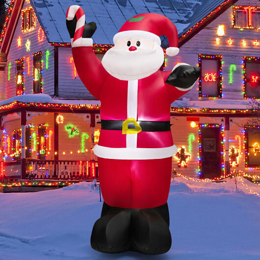 8ft LED Christmas Inflatable Snowman - Holiday Yard Decoration