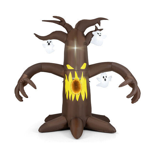 7.8ft Halloween Scary Dead Tree Inflatable with Ghost - Spooky Yard Decoration