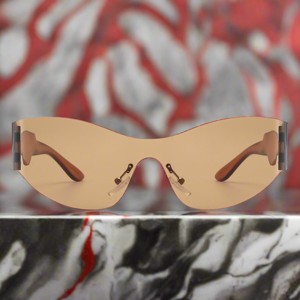 Galadriel - Futuristic Mirrored Cyberpunk Sport Sunglasses Cramilo Eyewear