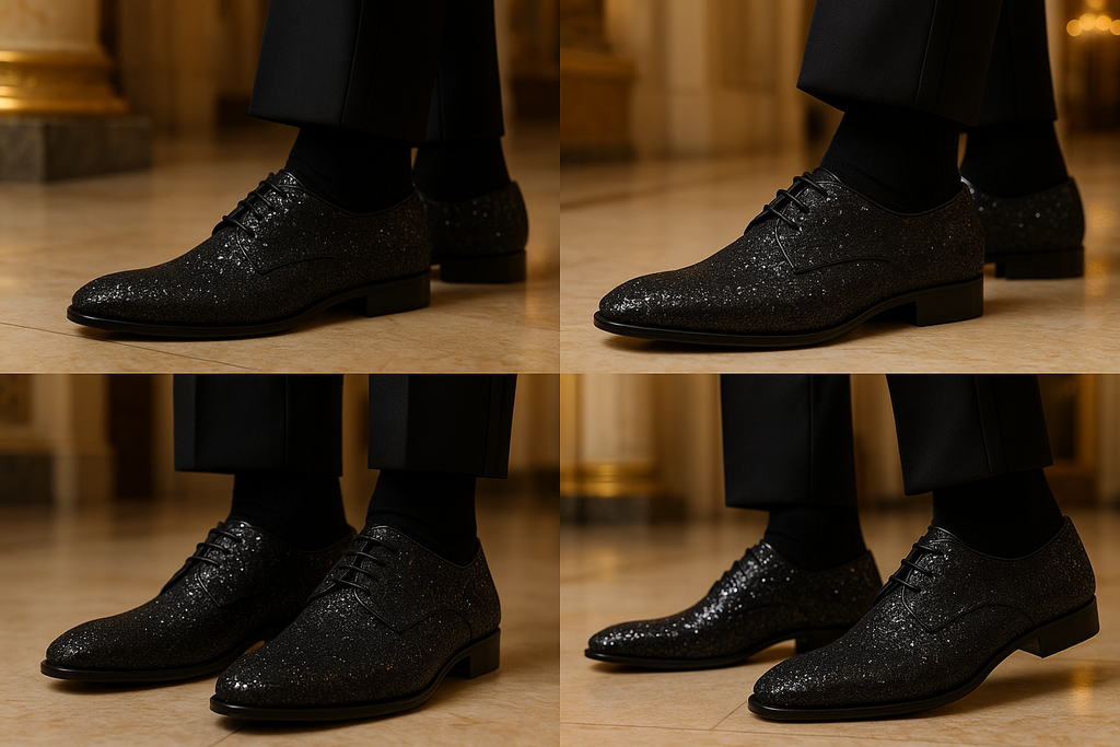 BRAVO PROM-3 Men's Black Dress Loafer - Formal Wedding & Prom Shoes