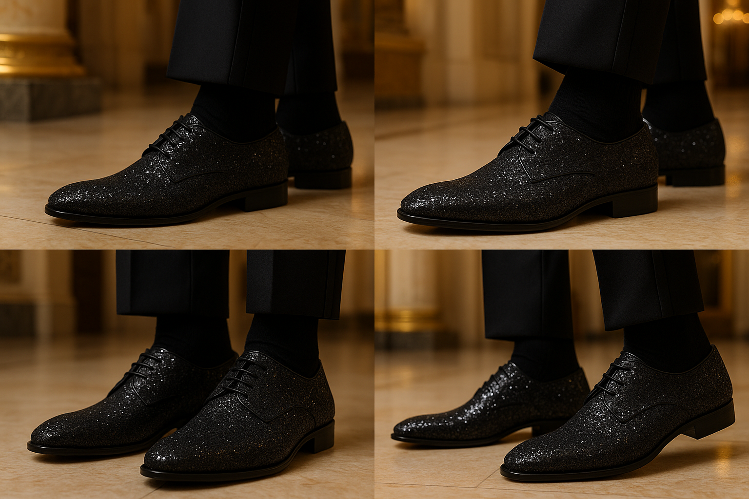 BRAVO PROM-3 Men's Black Dress Loafer - Formal Wedding & Prom Shoes