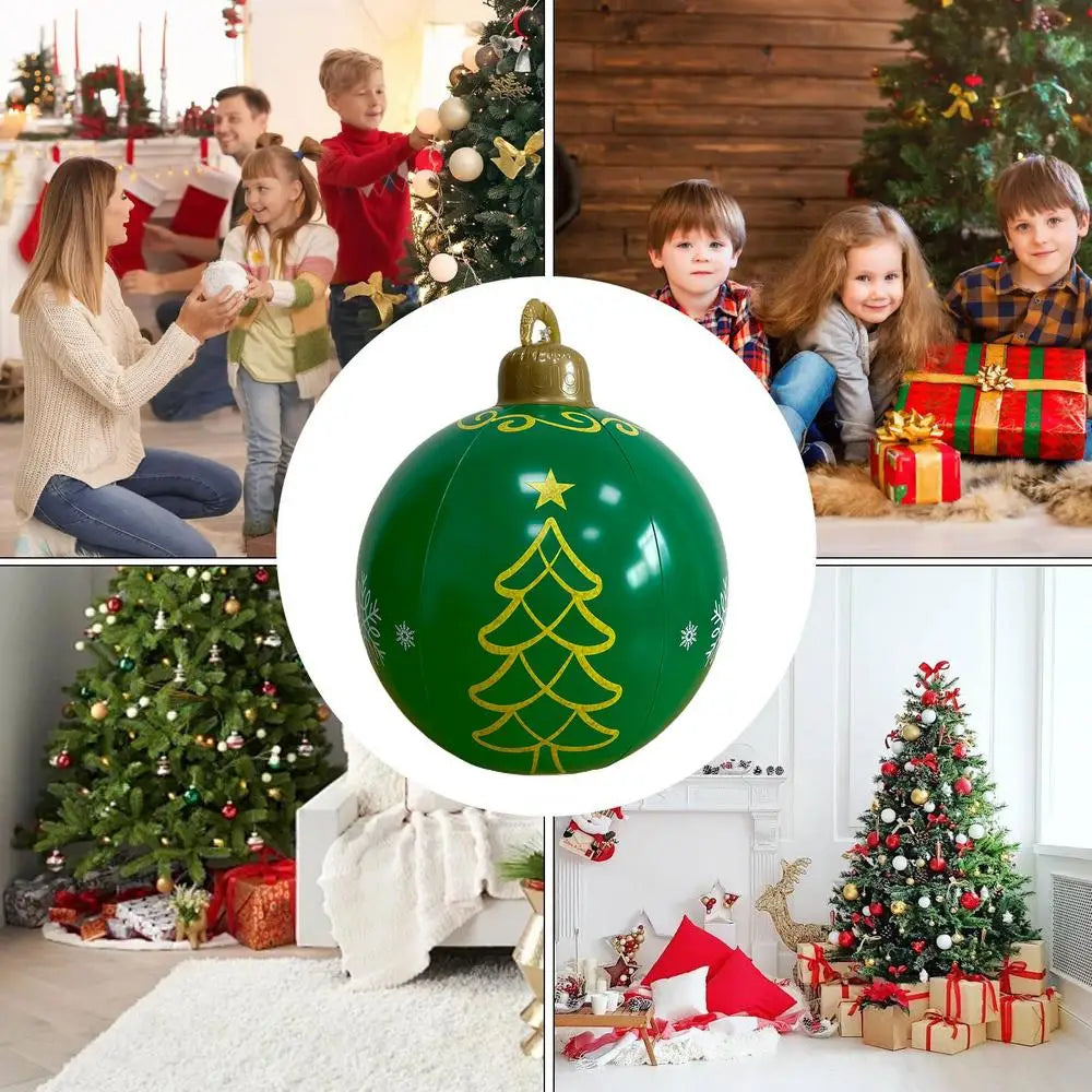 LED Christmas Ornament Inflatable - Holiday Yard Decoration