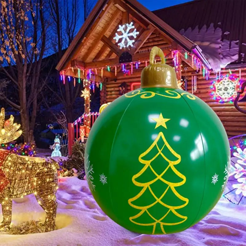 LED Christmas Ornament Inflatable - Holiday Yard Decoration