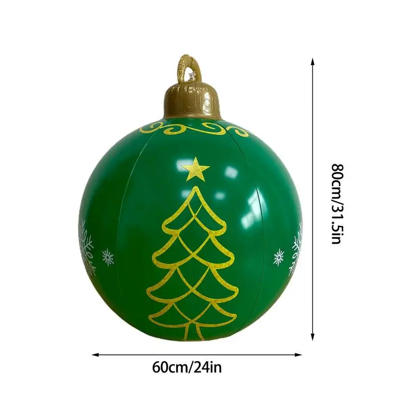 LED Christmas Ornament Inflatable - Holiday Yard Decoration