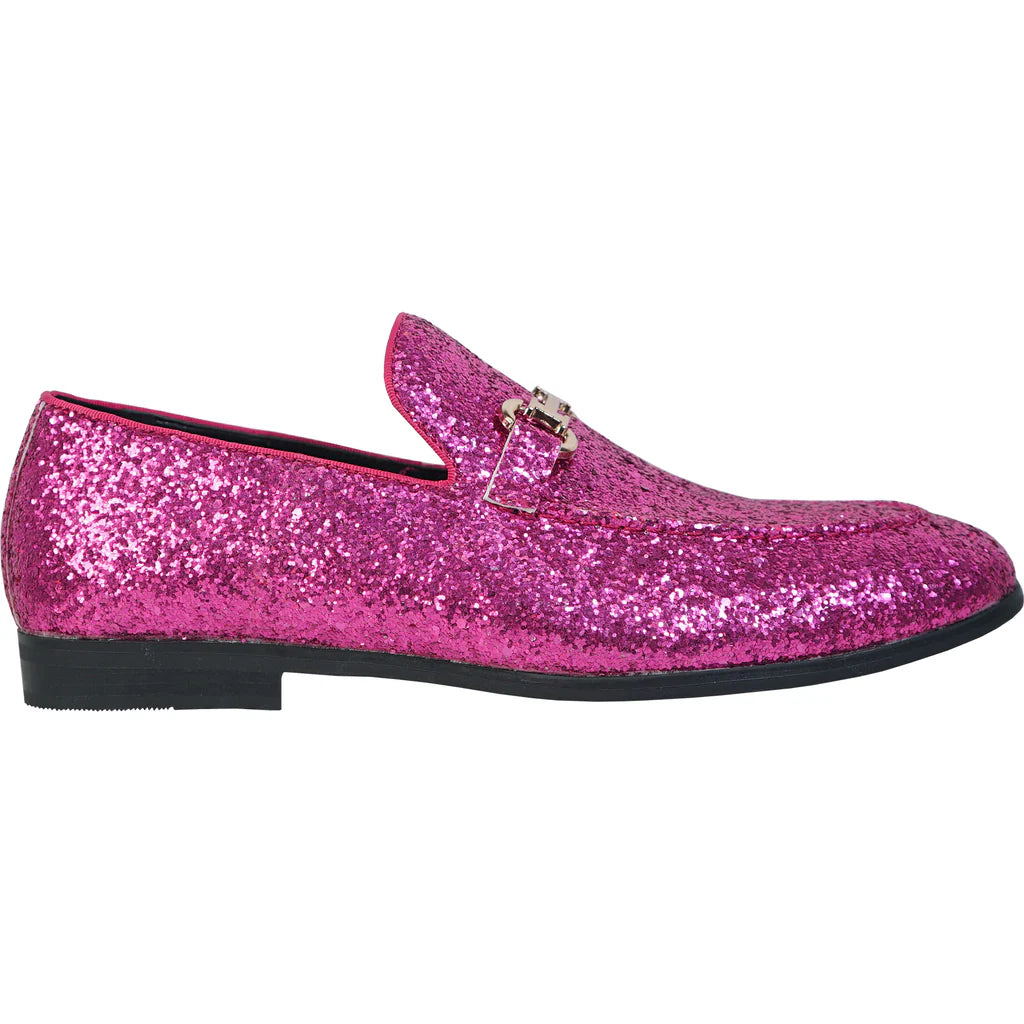 BRAVO PROM-2 Men's Pink Dress Loafer - Bold Wedding & Prom Shoes