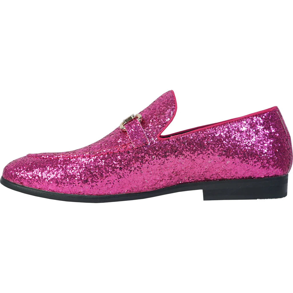 BRAVO PROM-2 Men's Pink Dress Loafer - Bold Wedding & Prom Shoes