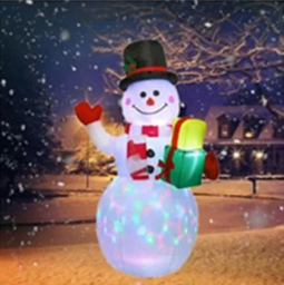 Christmas Inflatable Snowman - Holiday Indoor Decoration