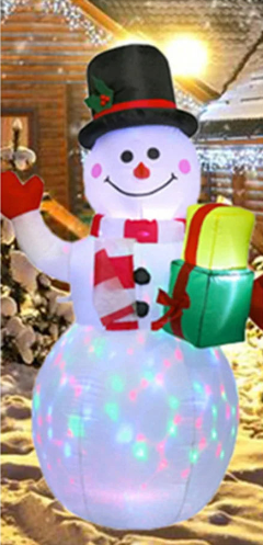 Christmas Inflatable Snowman - Holiday Indoor Decoration