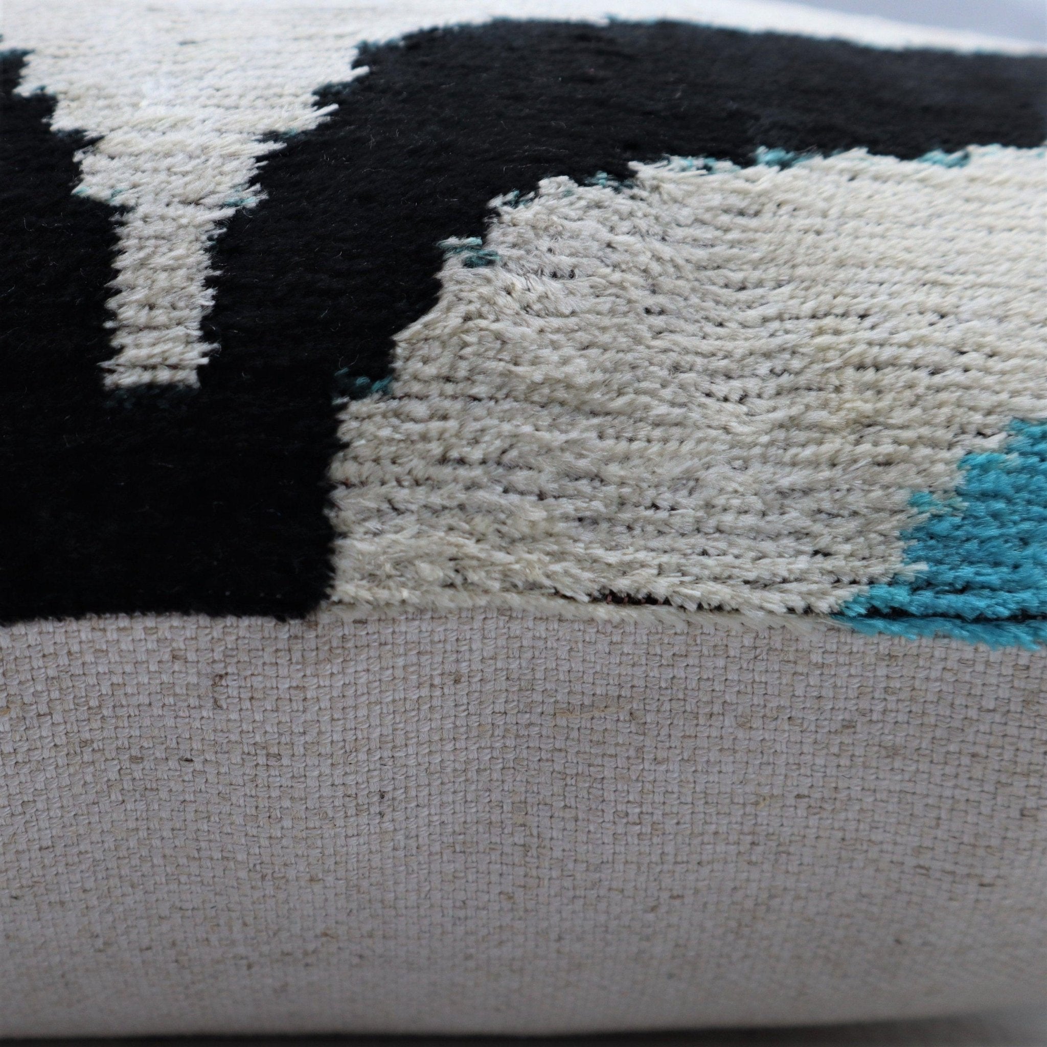 Canvello Handmade Sky Blue Pillows For Couch - 16x16 inch