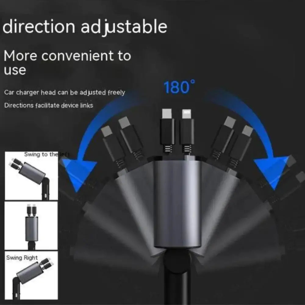 FAST 100W Car Phone Charger Lighter USB And TYPE-C Adapter DC-THE CEO