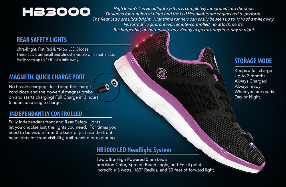 High Beam Women's Night Runner Shoes DC-High Beam Shoes/Goodrich Products
